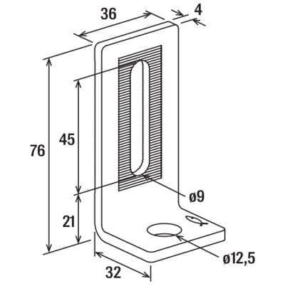 Металлический кронштейн FISCHER Fischer MW A2 ARCH-00142190 - Вид №5