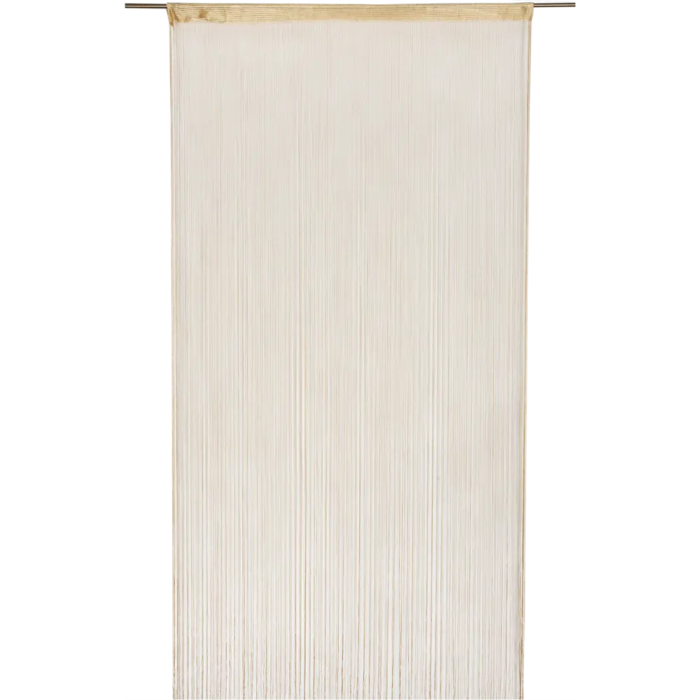 Штора нитяная на кулисе Inspire 150х280 см полиэстер цвет золотистый STLM-2054076
