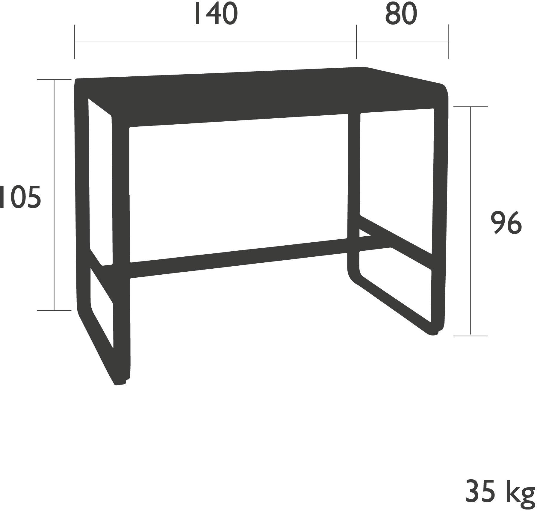 Fermob Садовый стол из алюминия Bellevie 8467 - 8464 - Вид №2