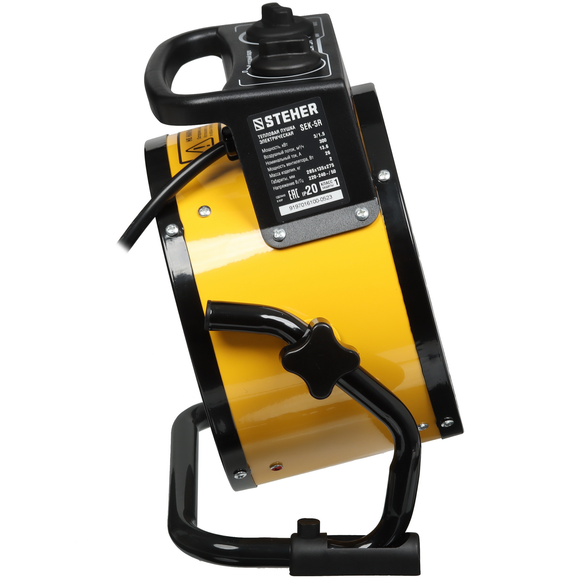 9107659 Тепловая пушка электрическая STEHER SEK-5R STDN-0110601 - Вид №3