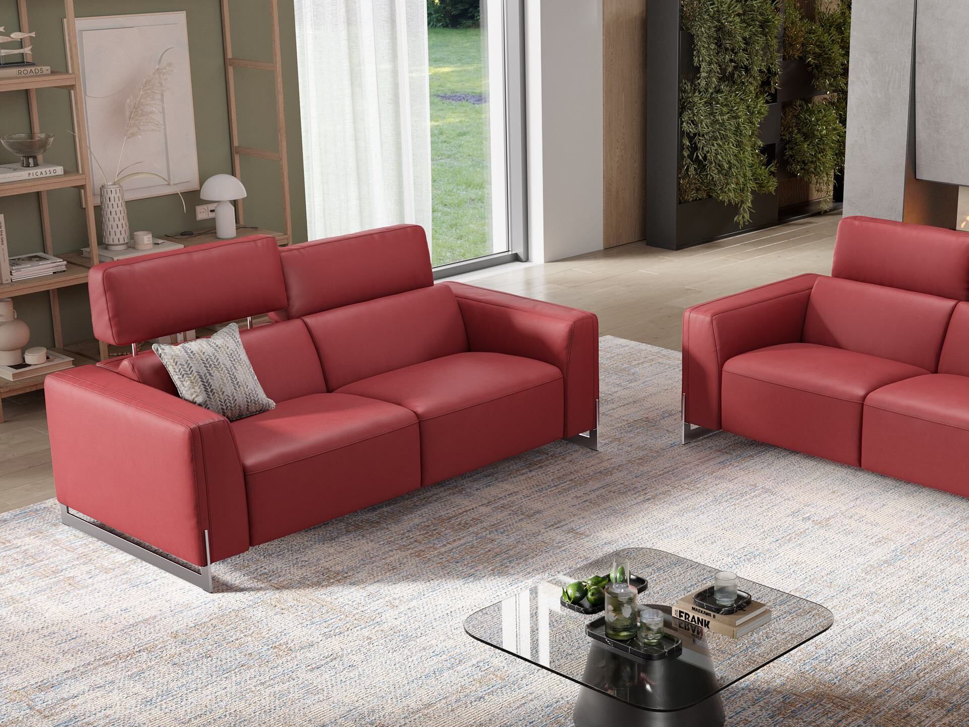 3-местный кожаный диван Sofanella Amelia ARCH-00100221 - Вид №3