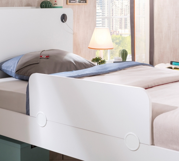 Бортик для кровати защитный белый White CILEK WHITE 00-3832425 Белый Santreyd  - Вид №1