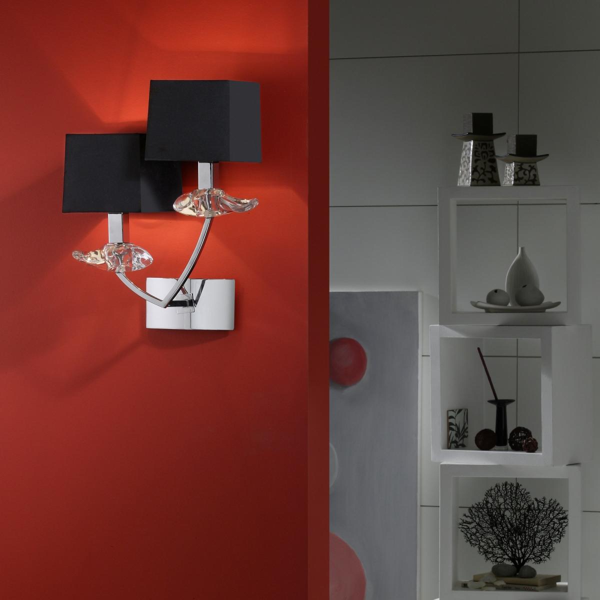 089472 Настенный светильник 2L черный Mantra Akira - Вид №4