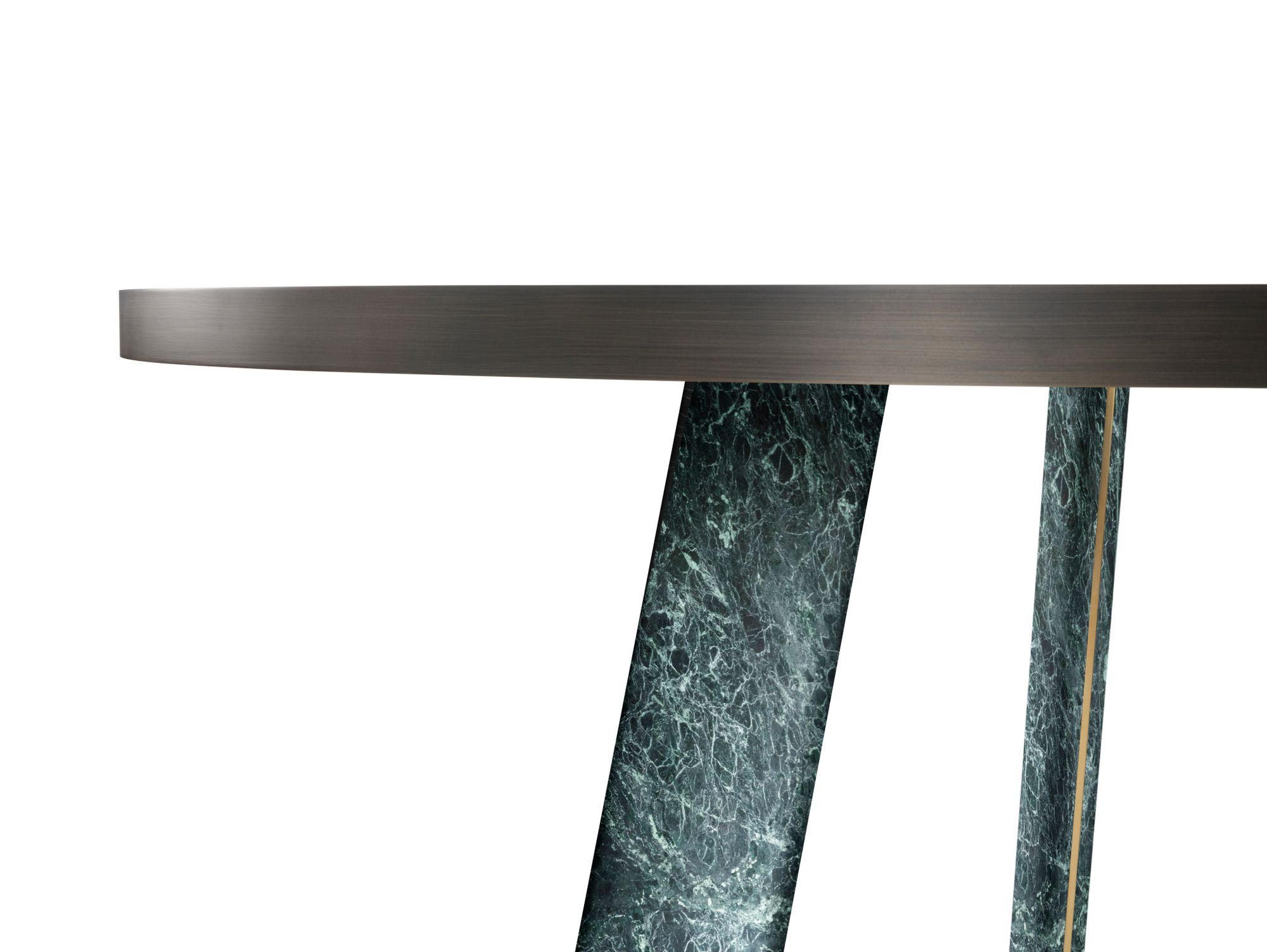 Альпы зеленый мраморный круглый стол с Lazy Susan GHIDINI1961 Native ARCH-00057105