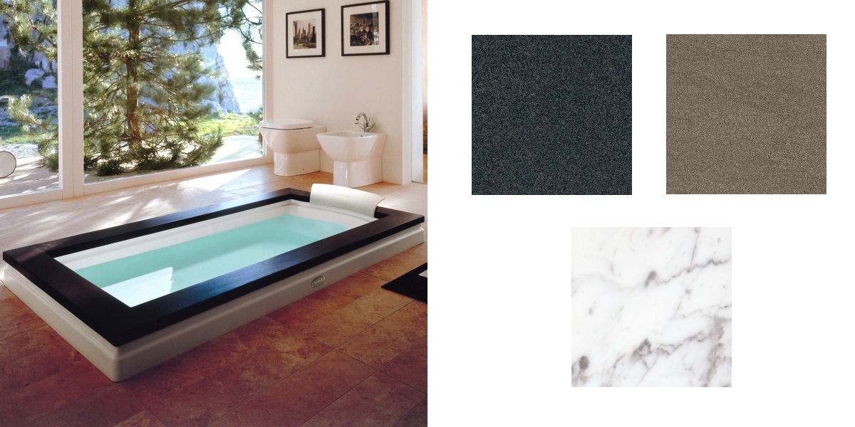 Ванна встроенная с гидромассажем Aura Uno 9F43-501-SX Jacuzzi 9F43501SX - Вид №1