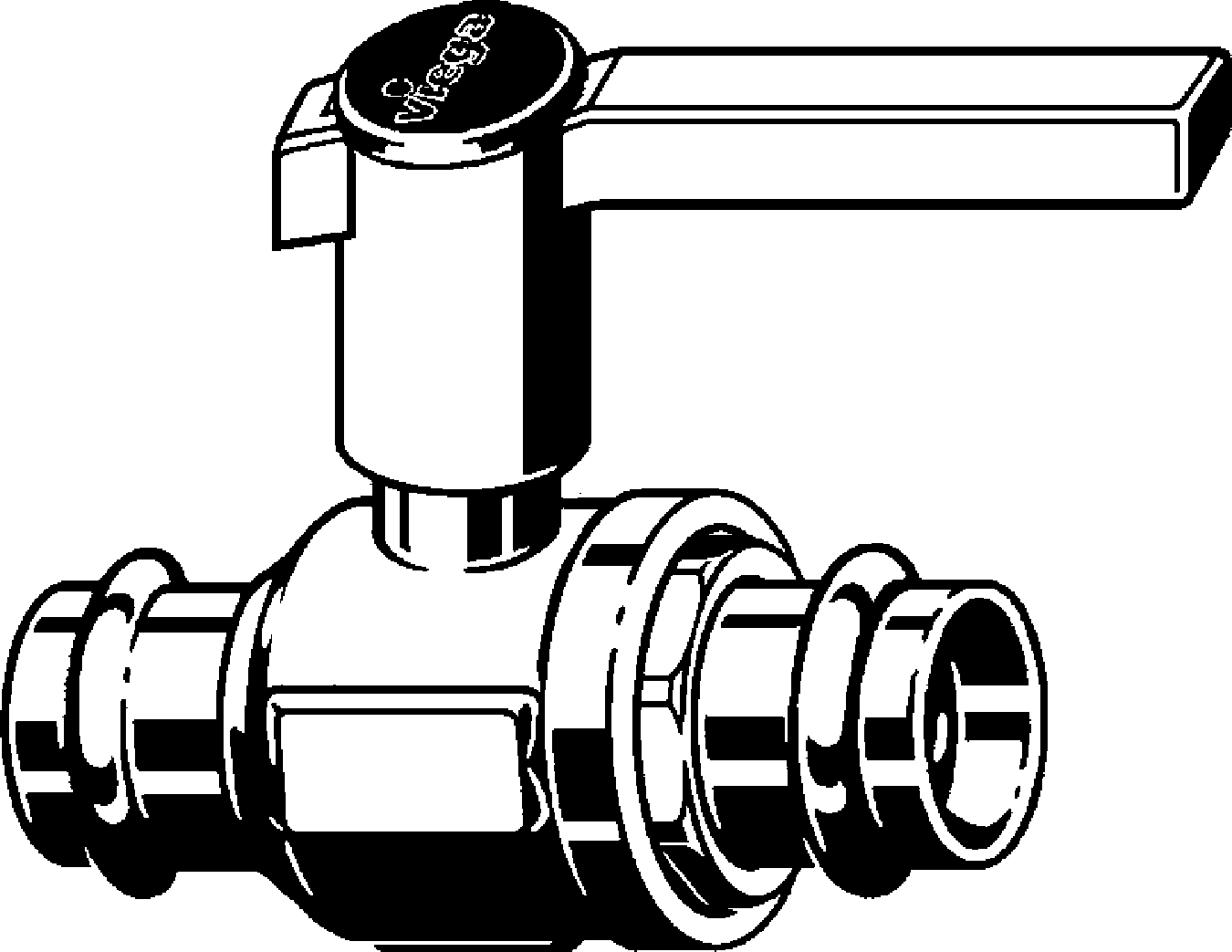 475 888 1) Модель 2270 Трубопроводные системы  Sanpress  Системные шаровые краны Santreyd  - Вид №1