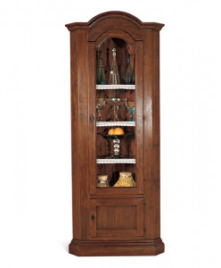 1971 Tifernoit Угловой шкаф с деревянной дверцей и стеклянной дверцей Soggiorno