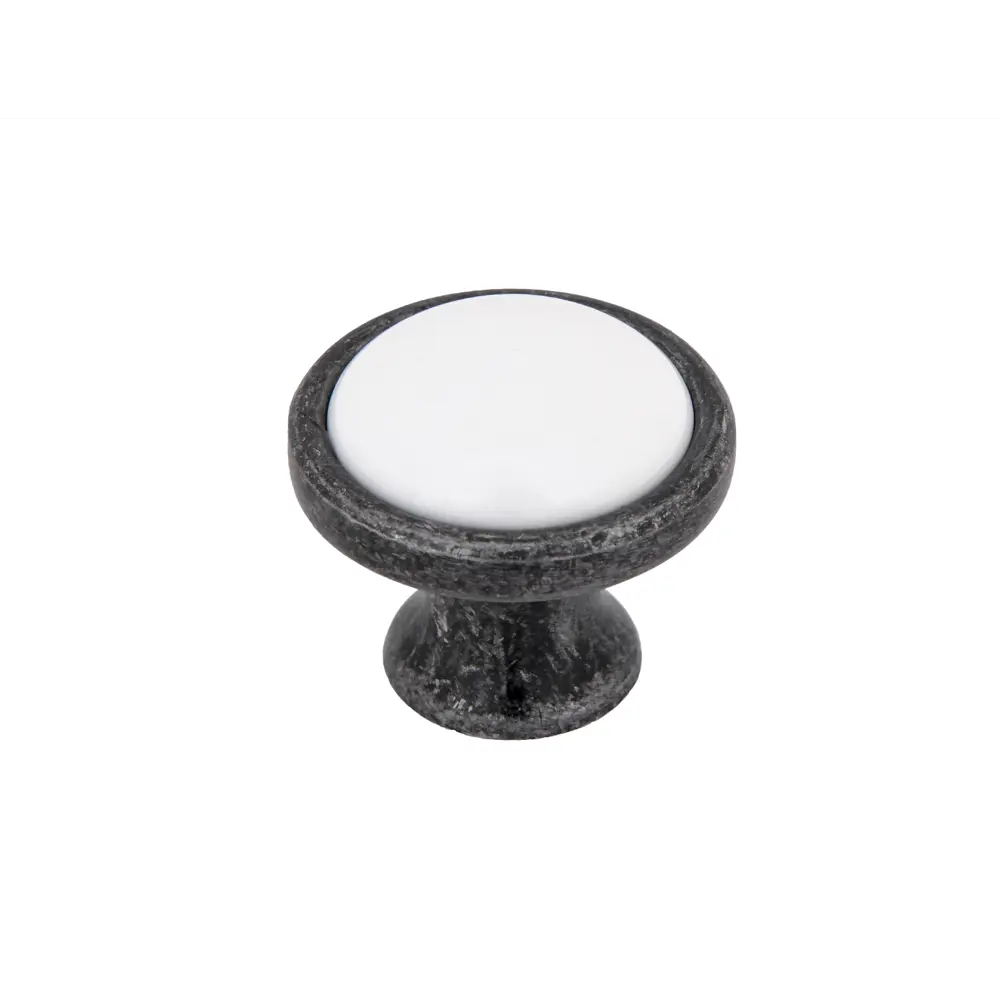 86900176 Ручка-кнопка мебельная Stampa ЦАМ цвет серебро STLM-1007453 PALLADIUM 