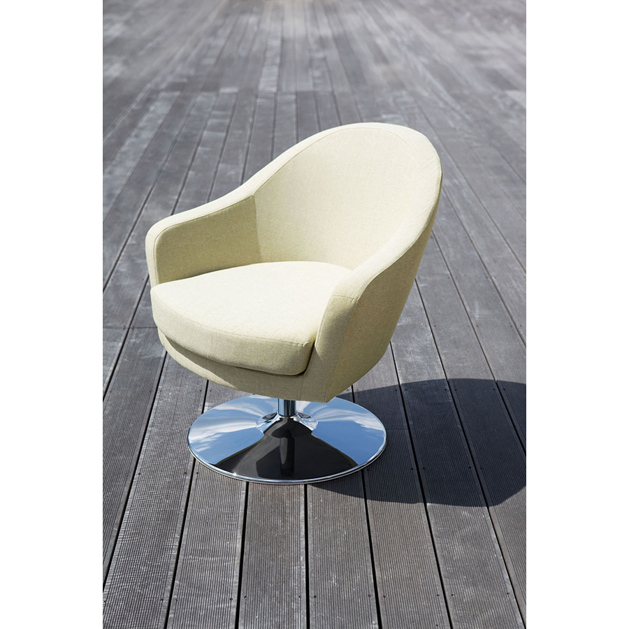 Кресло Shell, лаймовое Sits S1624 - Вид №2