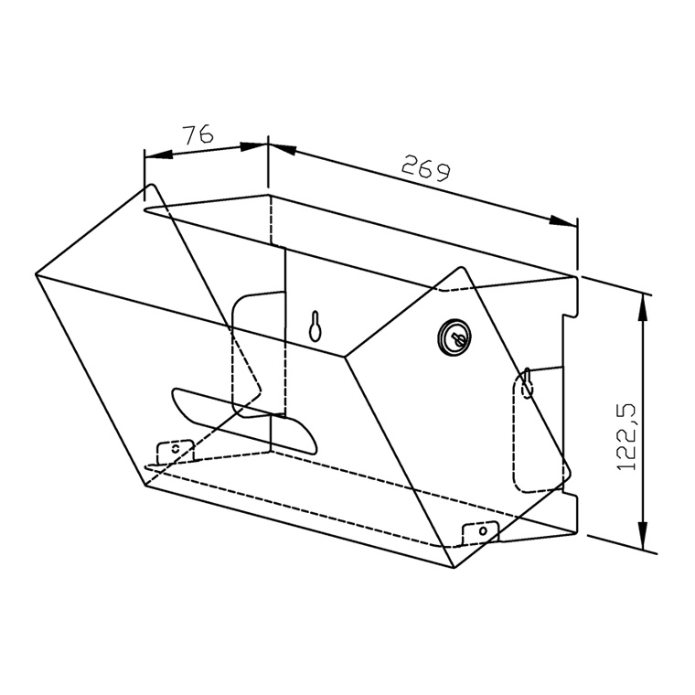 731520 Диспенсер для салфеток WP118 WAGNER_EWAR A-LINE Wagner Ewar  - Вид №1