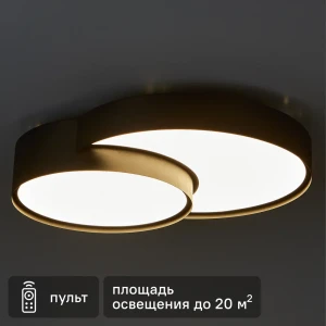 Люстра потолочная светодиодная Items FR6094CL-L72B цвет черный 89335107 STLM-2115408