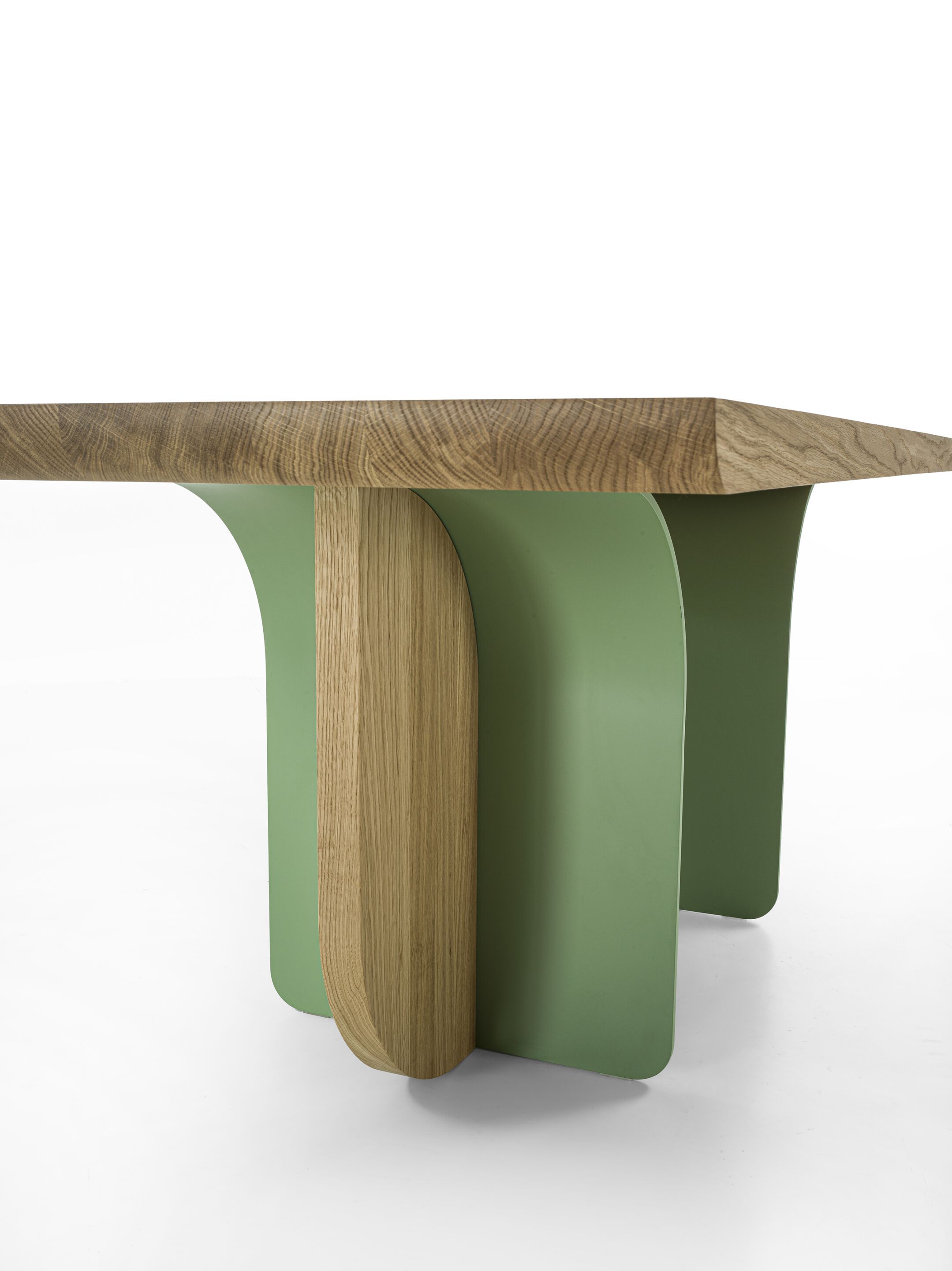 Деревянный и железный обеденный стол Riva 1920 FORMA ARCH-00092238 - Вид №4