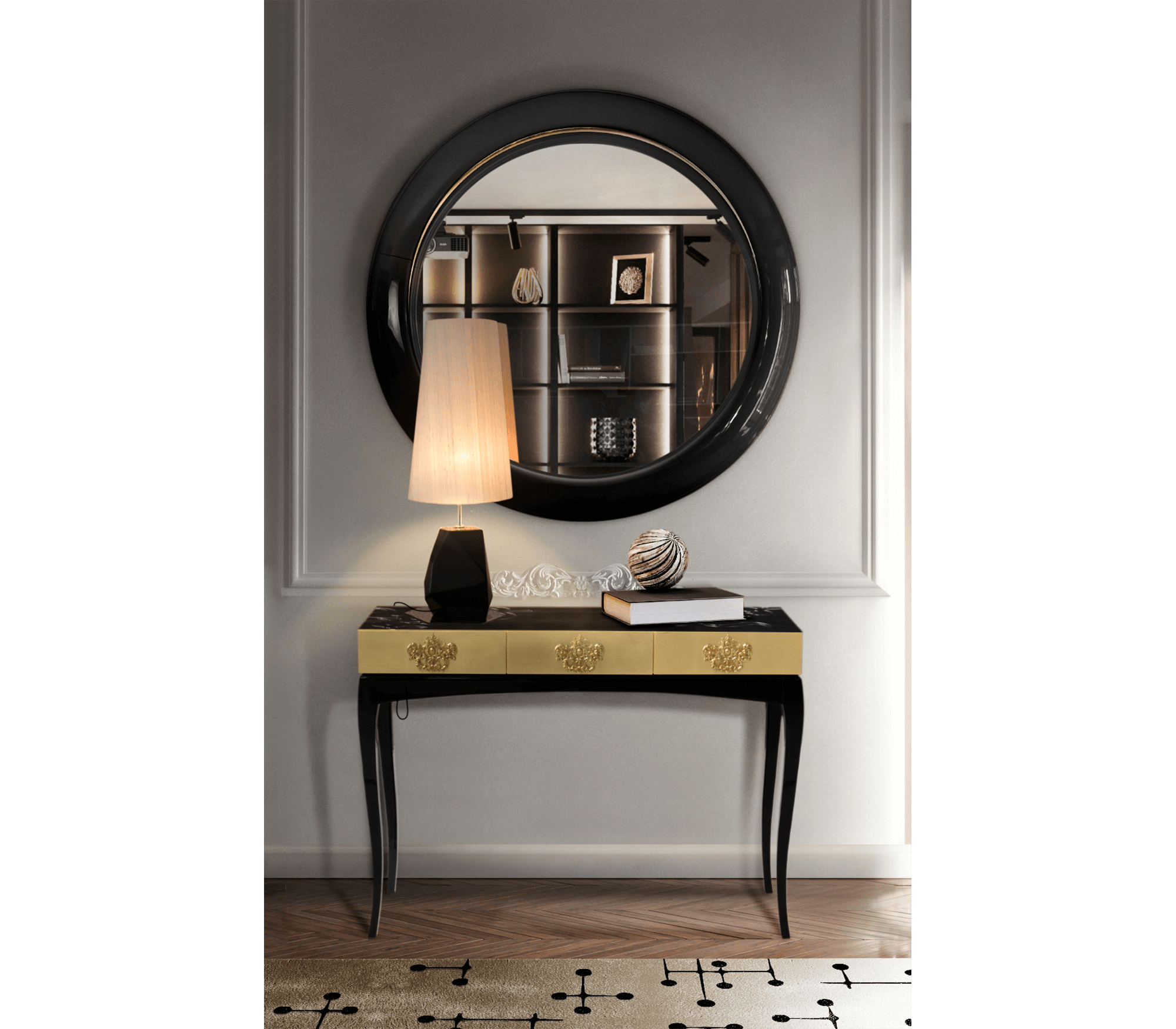 0-085 Золотая консоль Trinity  Boca Do Lobo  - Вид №7