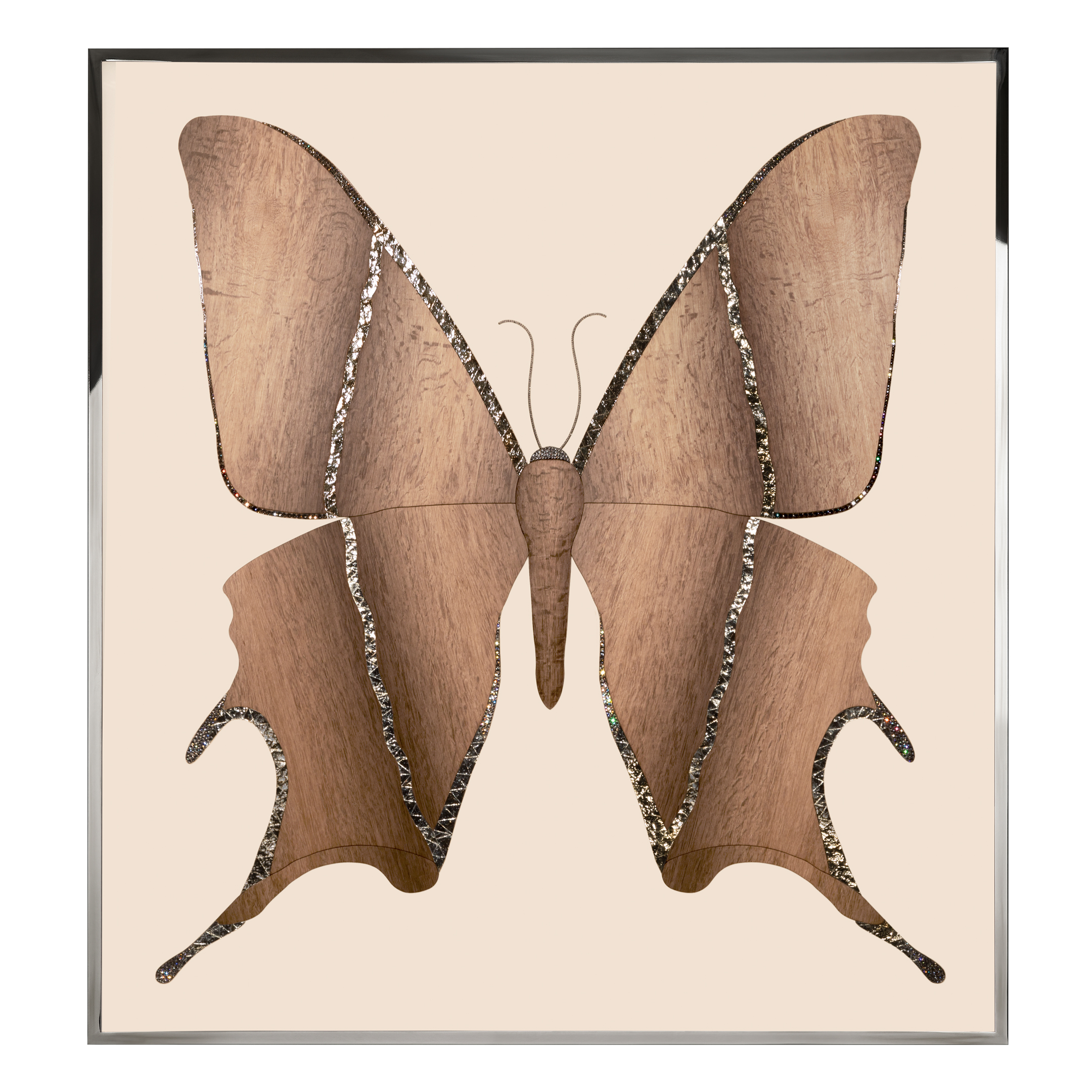 Kallima Произведение искусства из ископаемого дерева Visionnaire  - Вид №1