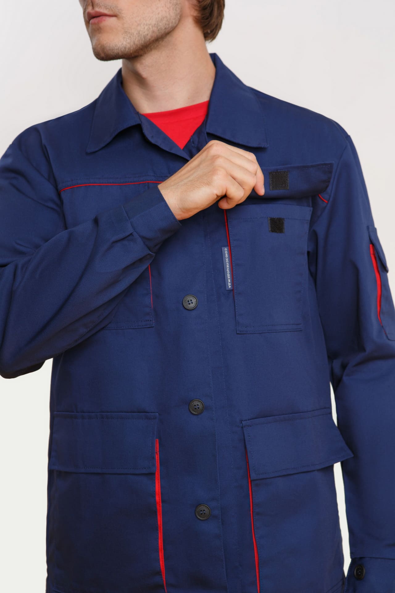 65465 Костюм "Эксперт-2" темно-синий  Летняя спецодежда  размер 64-66/170-176  - Вид №11