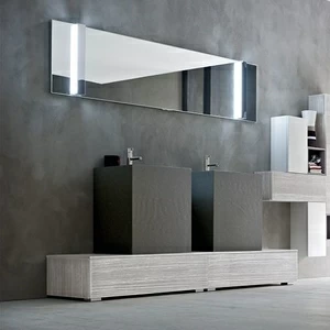 А836 Подвесная раковина настенная овальная Arbi  белая