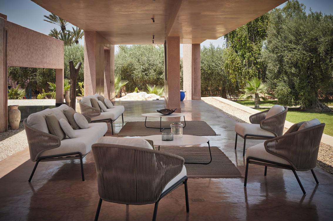 MNST326 3 мест. диван фиксированный лава бронза Manutti Radius - Вид №7