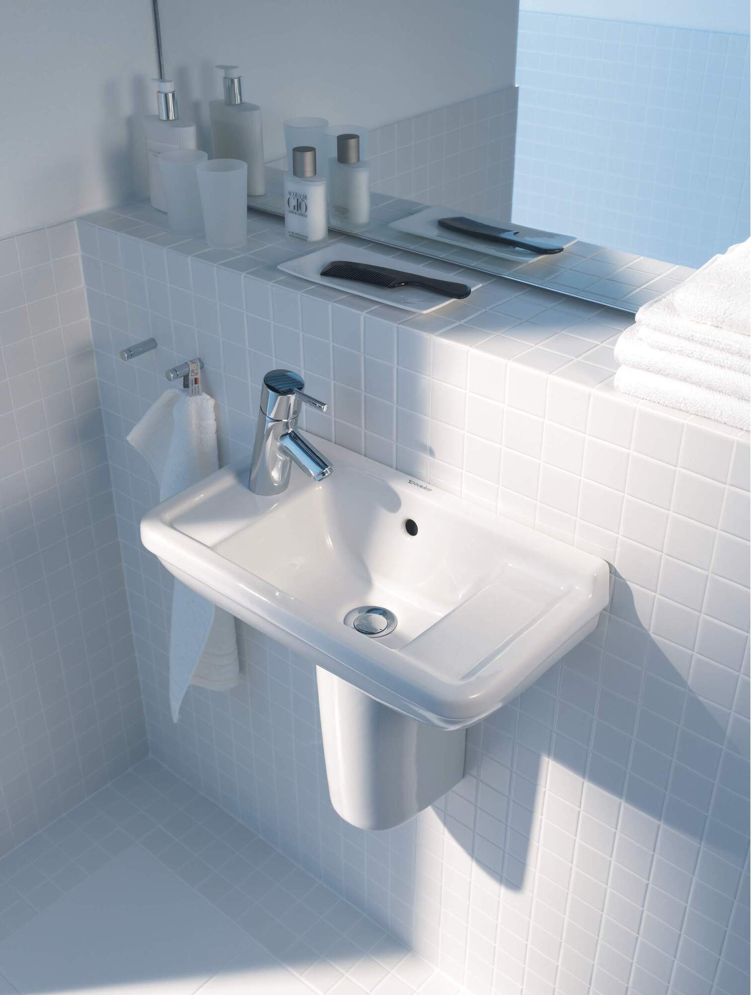 0751500008 Подвесная раковина настенная овальная Duravit Starck 3 - Вид №1