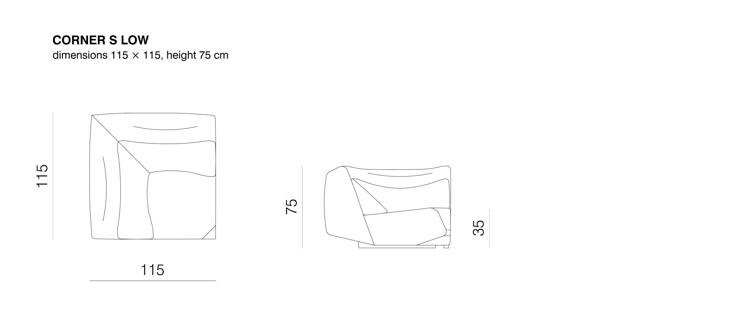 Модульный тканевый диван prostoria Absent ARCH-00025042 - Вид №9