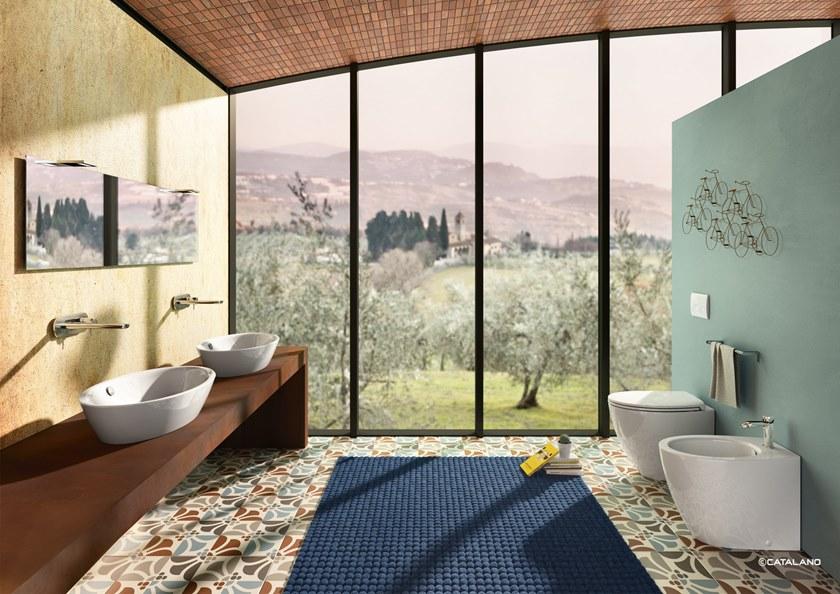 Приставной унитаз напольный Белый CERAMICA CATALANO Velis Италия sun-id-1411708 - Вид №2