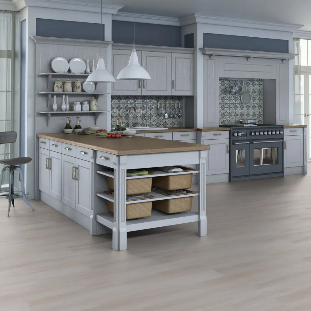 Tarkett Jazz Andy - серая ПВХ плитка под дерево 2.1 мм 82360347 STLM-0025384 - Вид №6