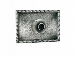 046293.000.62 Комплект отделки для 3-х сторон настенного переключателя Сатин никель