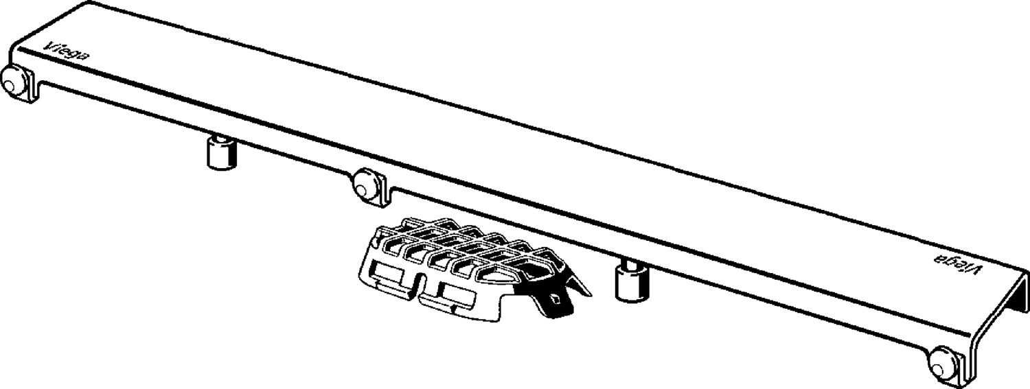 Канализационная арматура  Душевые лотки Advantix  Душевые лотки Advantix  Принадлежности для душевого лотка Advantix VIEGA 737 245 Модель 4982.51 Santreyd  - Вид №1