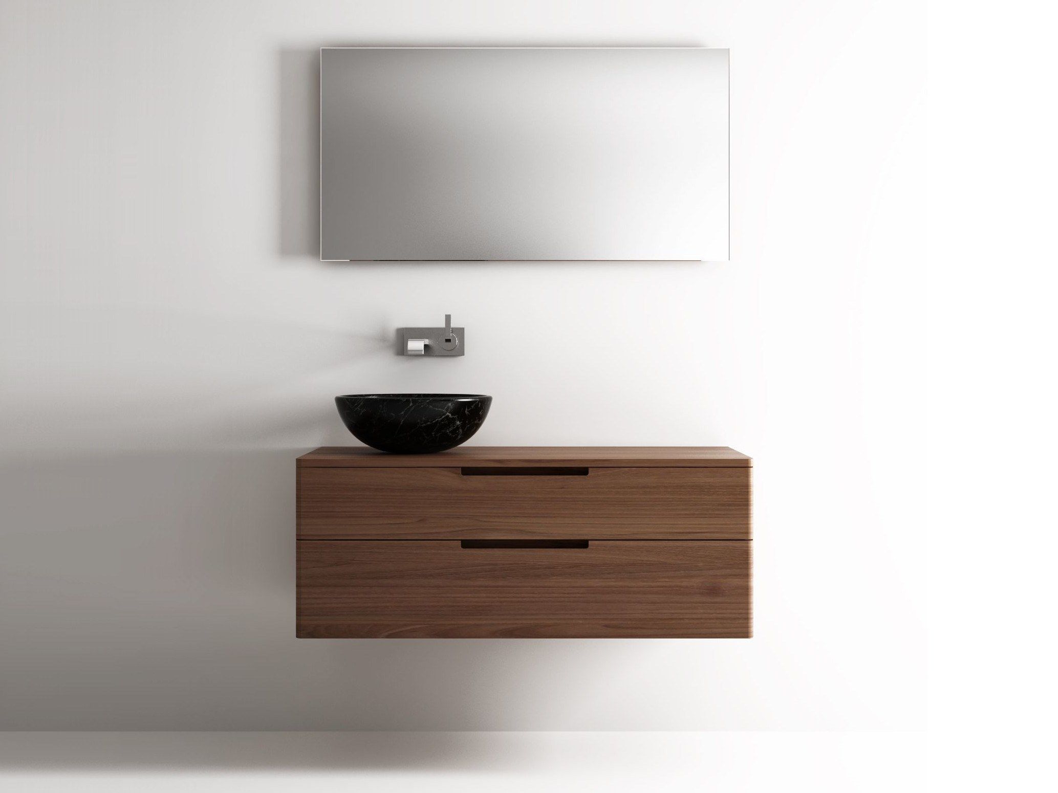 Шкаф для раковины из массива дерева с ящиками KARPENTER ARCH-00106713 - Вид №6