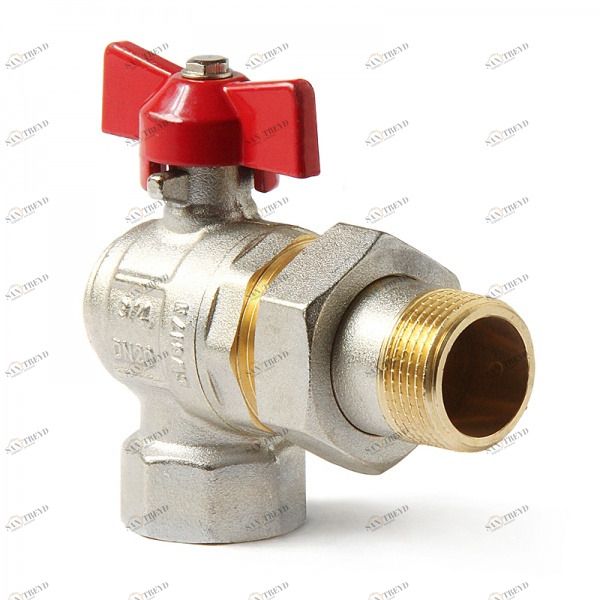 Кран шаровый угл. 1 со сгоном баб. Н-В РА PROAQUA 1811622