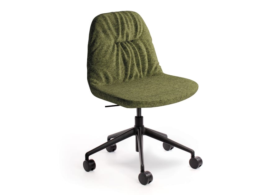 Тканевый стул с регулируемой высотой с колесами Innova Imbottiti Eleven ARCH-00101930