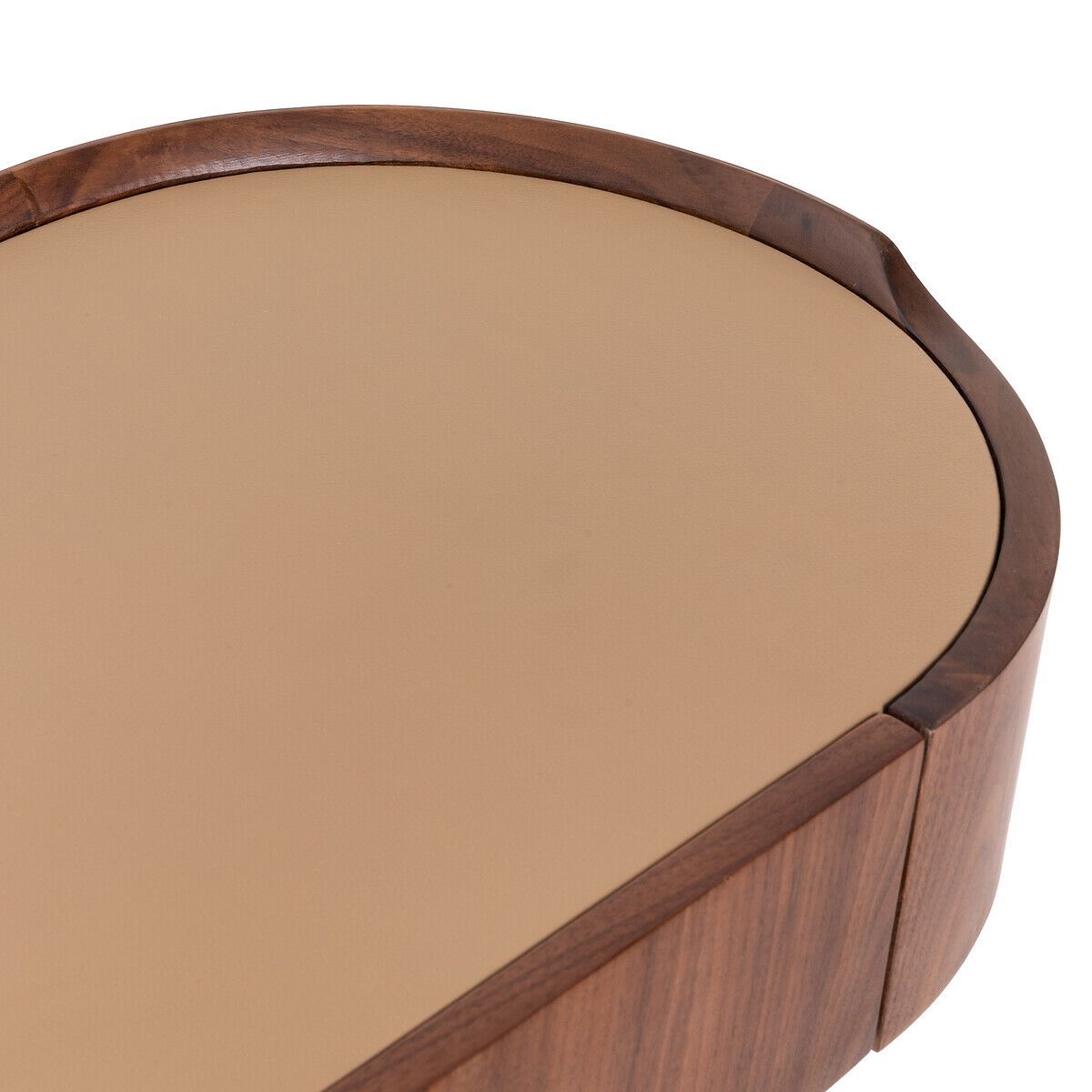 Деревянный шпон овальный консольный стол с ящиками AMPM Aslen ARCH-00109910 - Вид №4