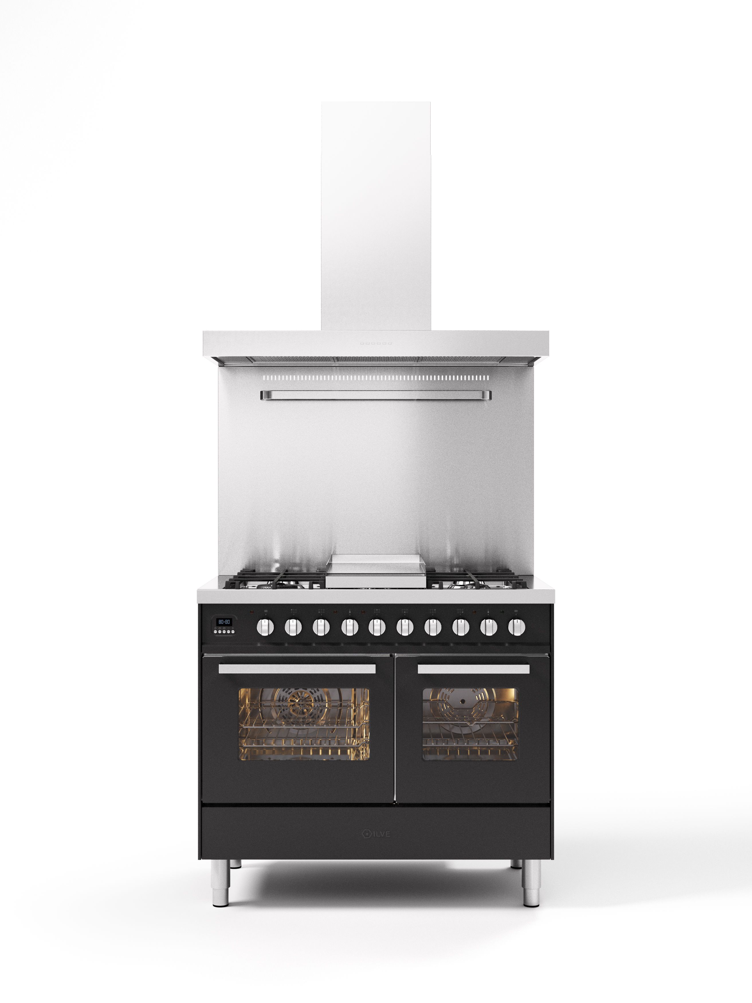 Отдельно стоящая кухня из нержавеющей стали Ilve Pro Line ARCH-00081026 - Вид №1