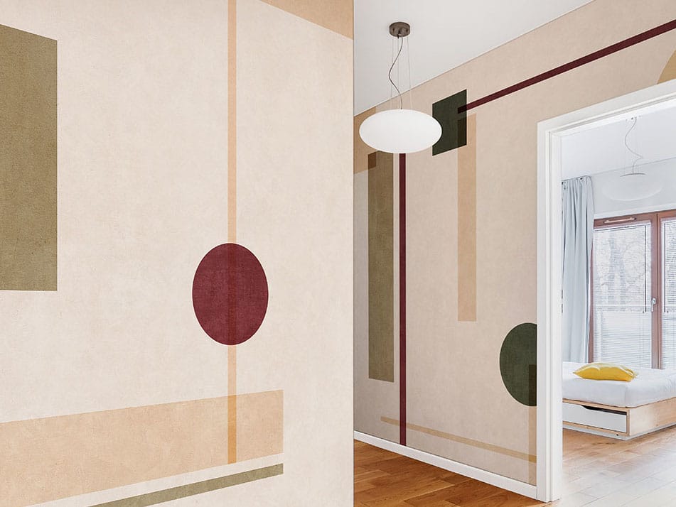 Геометрические обои ПВХ бесплатно, экологически чистые, моющиеся WallPepper EUCLIDE ARCH-00083589