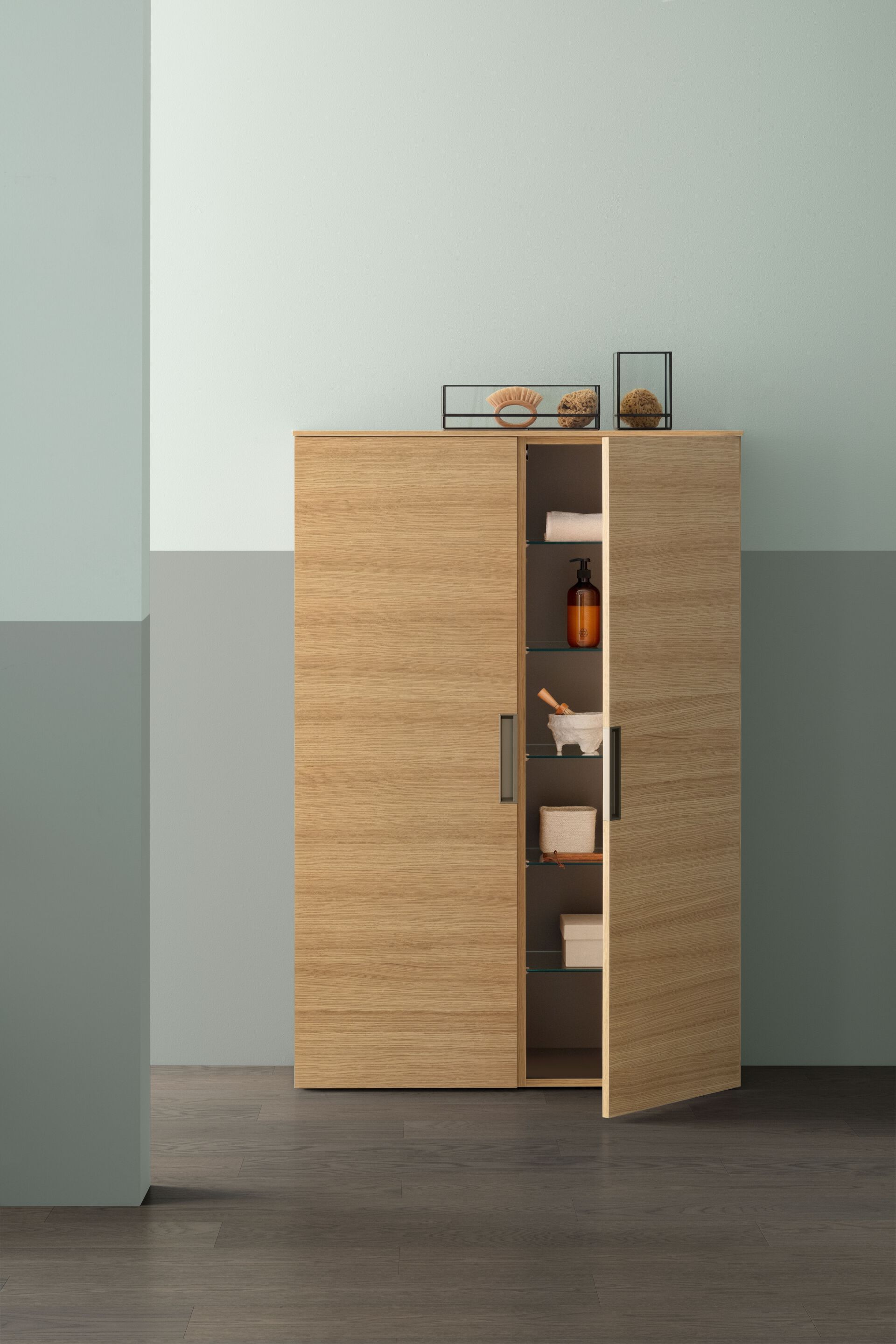 Двойной шкаф для раковины из гидро-масляного шпона ARBLU Dress System ARCH-00102583 - Вид №4