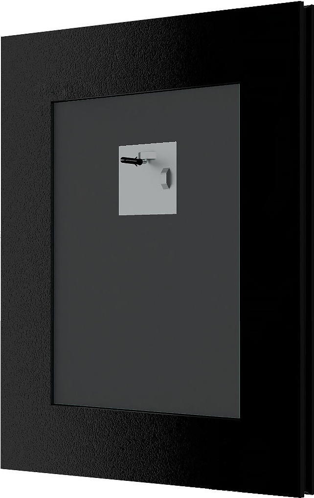 BY 3370 Зеркало с фацетом в багетной раме - вензель бронзовый 101 mm EVOFORM Exclusive - Вид №1