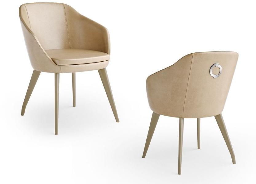 Caroti Кожаное кресло с подлокотниками Concept Art.132 - exagon - Вид №1