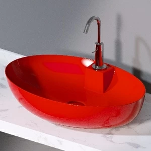 L604125 Накладная раковина на столешницу  овальная A. e T. Italia ELITE