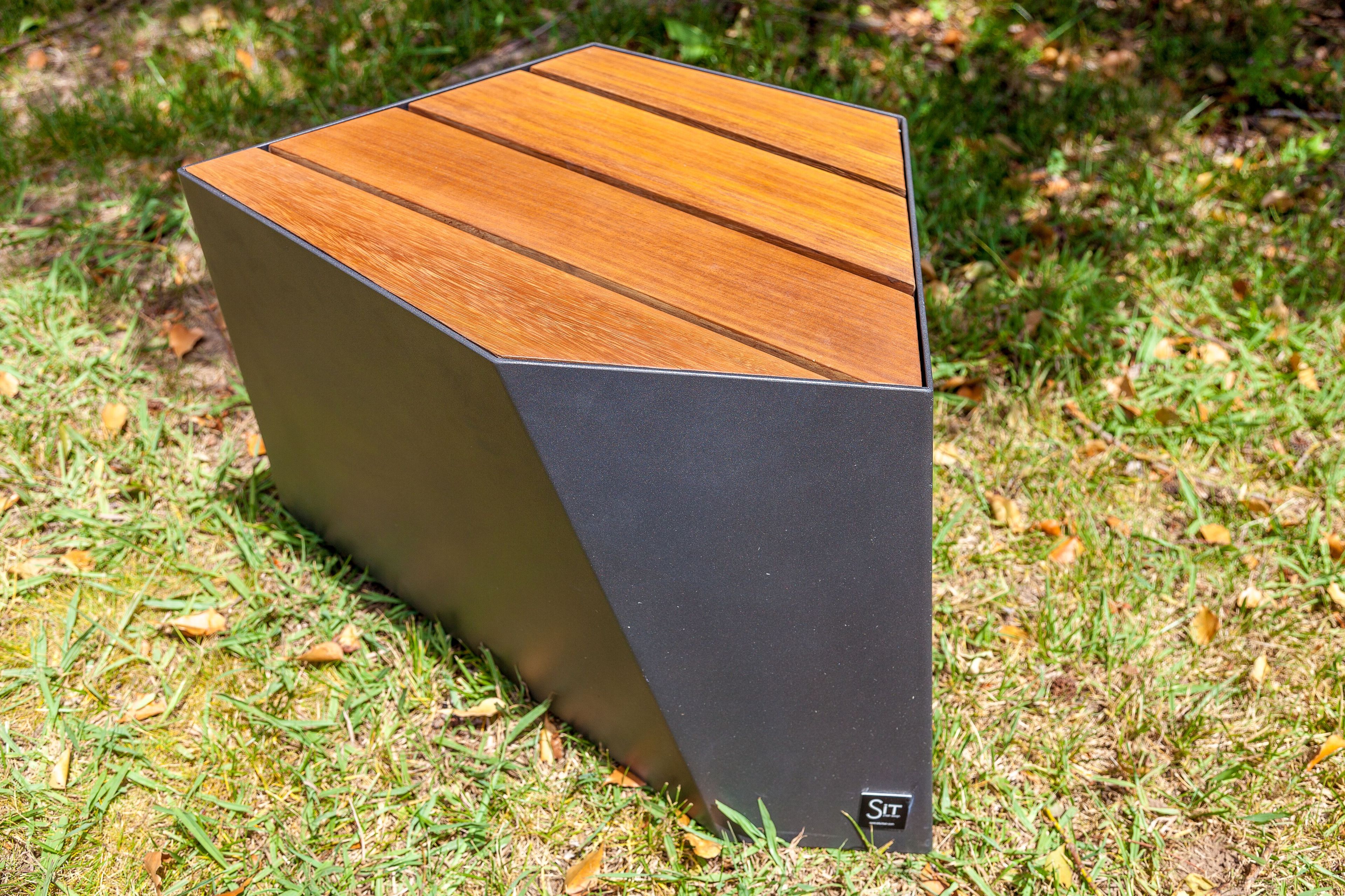 Наружное сиденье из железа и дерева SIT Skew ARCH-00116221 - Вид №4