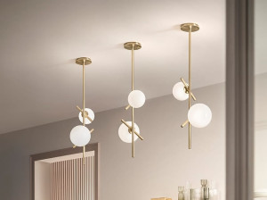 Металлический подвесной светильник