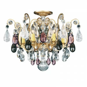 Потолочный светильник 3584-22 OS от Schonbek SCHONBEK ДИЗАЙНЕРСКИЕ 244163 Прозрачный;золото;разноцветный