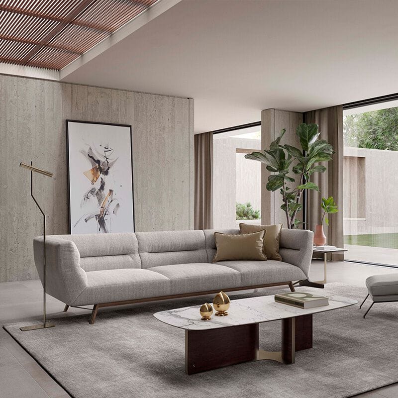 Бамбуковый Шелковый прямоугольный ковер Natuzzi Italia SETI ARCH-00142129 - Вид №3