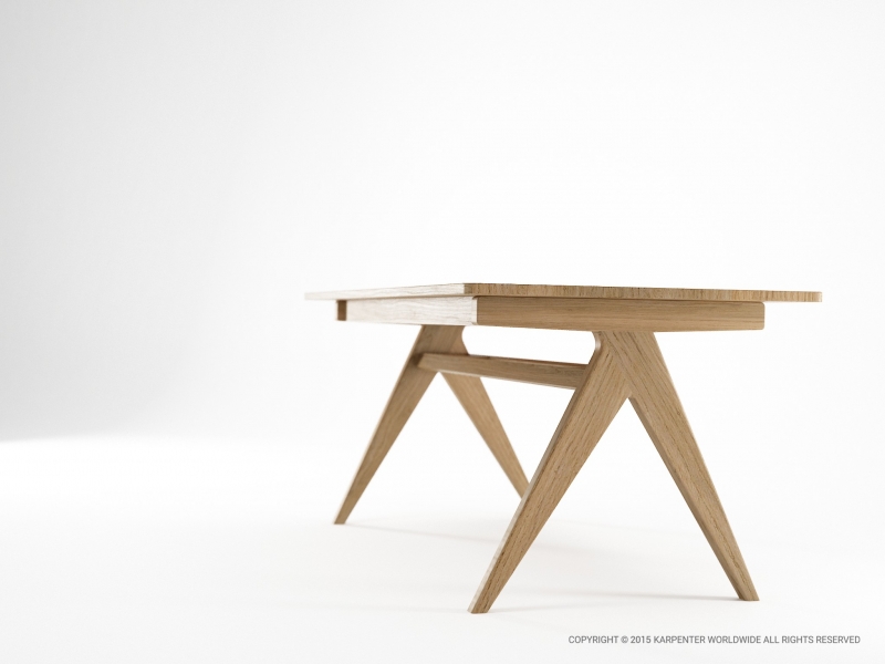 373_730 Прямоугольный обеденный стол Karpenter TRIBUTE - Вид №2