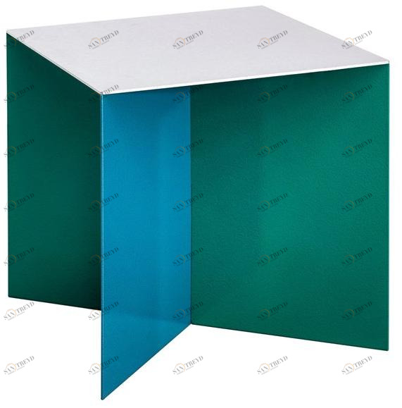 valerie_objects Квадратный алюминиевый журнальный столик sun-id-1409123