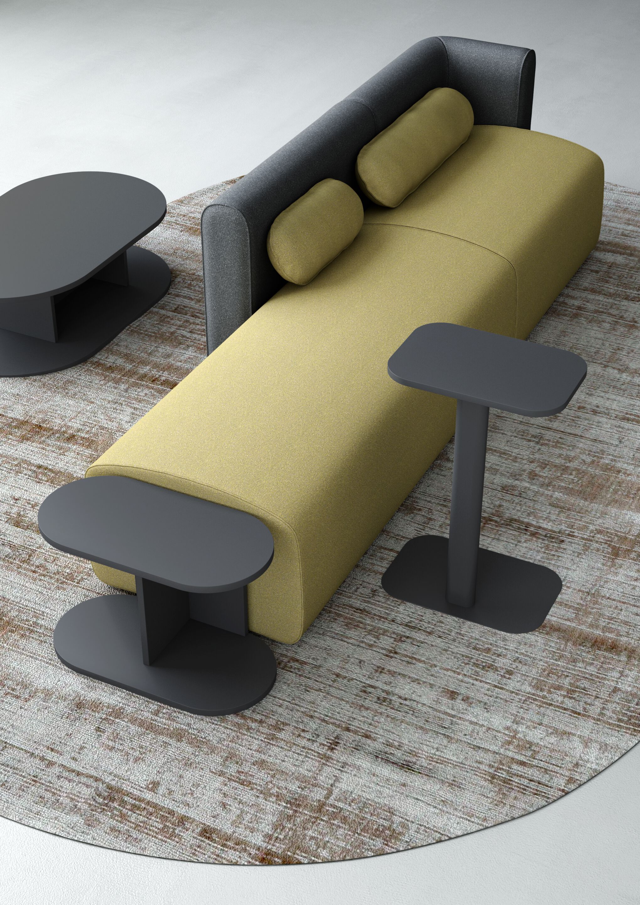 3-местный тканевый модульный контрактный диван Leyform Noà ARCH-00117711 - Вид №6