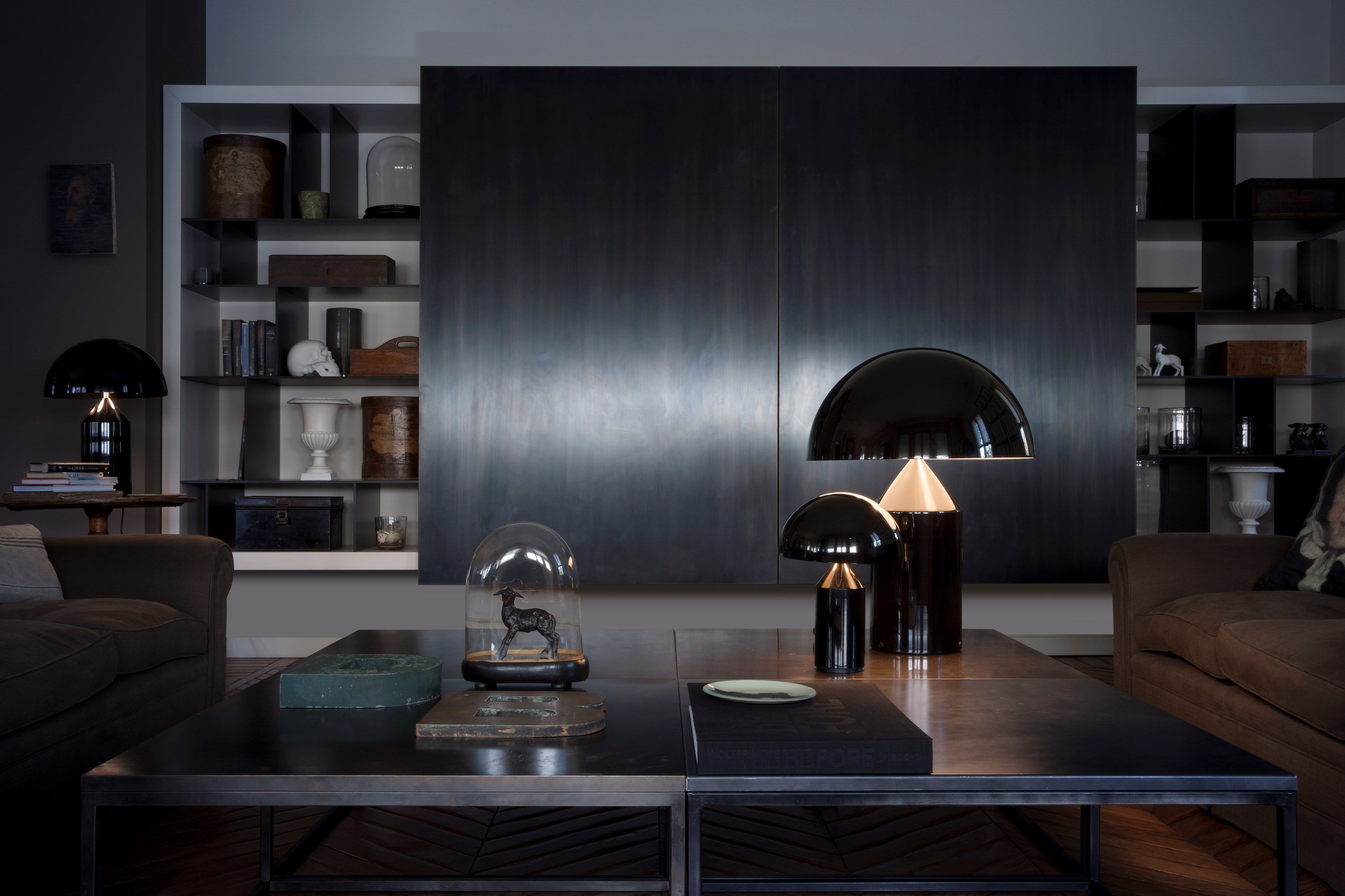 Металлическая настольная лампа In Stock Oluce ARCH-00102568 - Вид №1