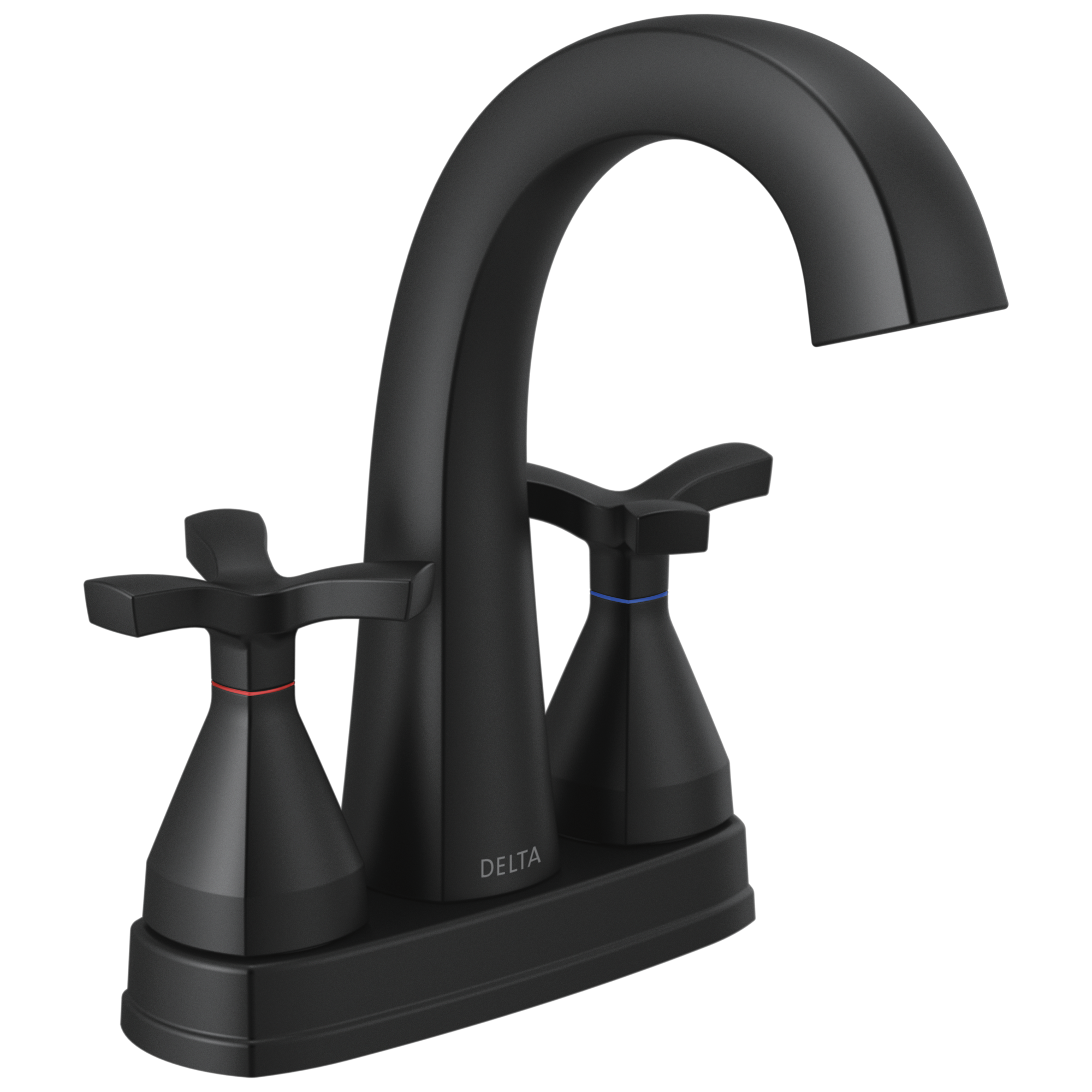 257756-BLMPU-DST Смеситель для ванной комнаты с двумя ручками Delta Faucet Stryke Матовый черный 
