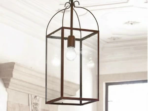 Aldo Bernardi Подвесной светильник прямого и отраженного света из латуни Aida