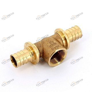 REHAU Тройник с внутренней резьбой 25х3/4" RX бронза 366020