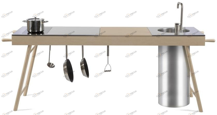 STIP Отдельностоящая кухня из ясеня sun-id-1480650