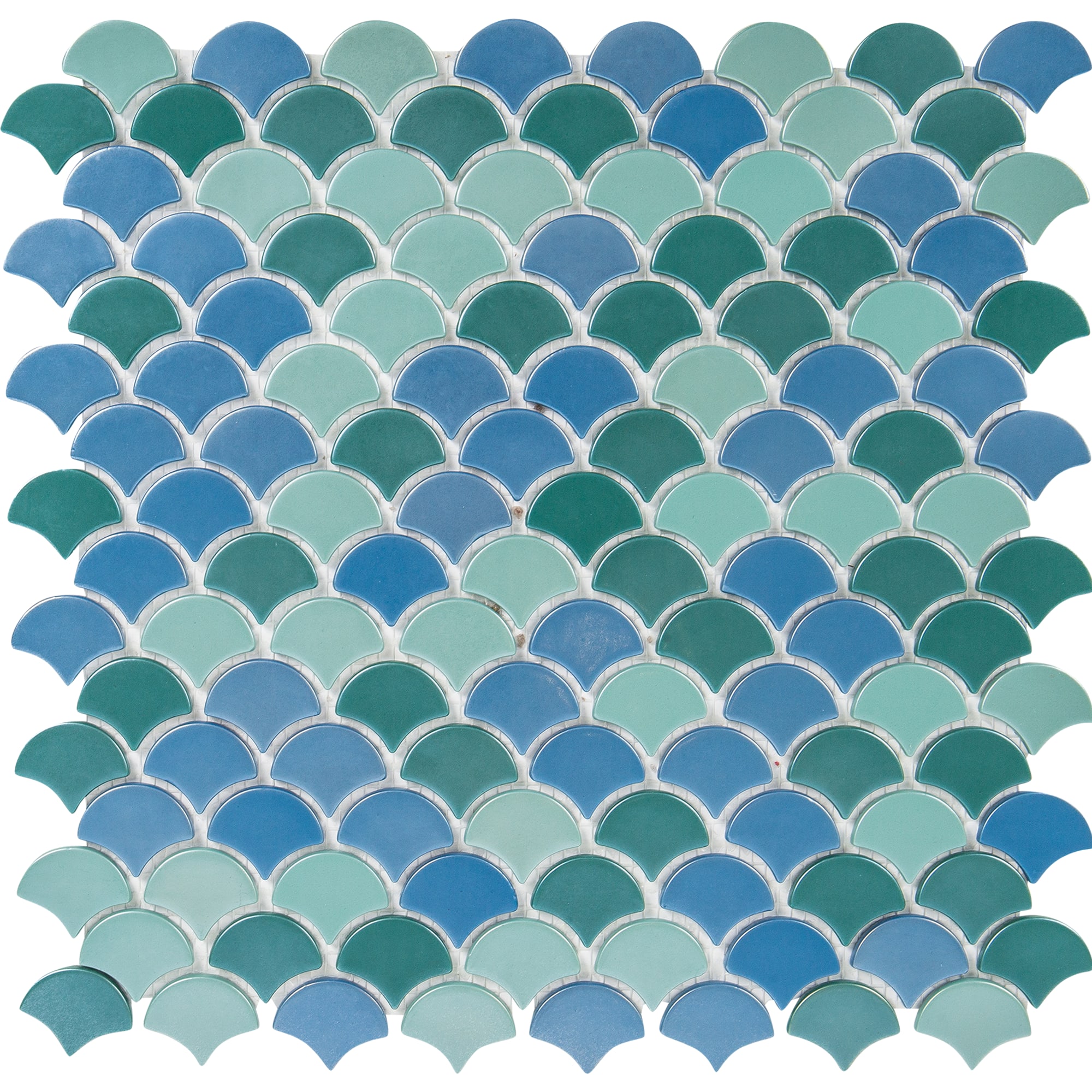 81956632 Мозаика стеклянная 31.7x30.7 см цвет зелёный SOUL Santreyd